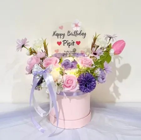 Bloom Box Akrilik Ucapan Ulang Tahun Pidie Jaya